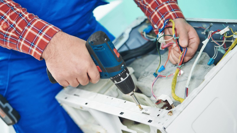 Kızılcahamam Gorenje Gorenje çamaşır makinesi kart tamiri – Su almama arızası orijinal parça ile giderildi. - Teknik servis örneği